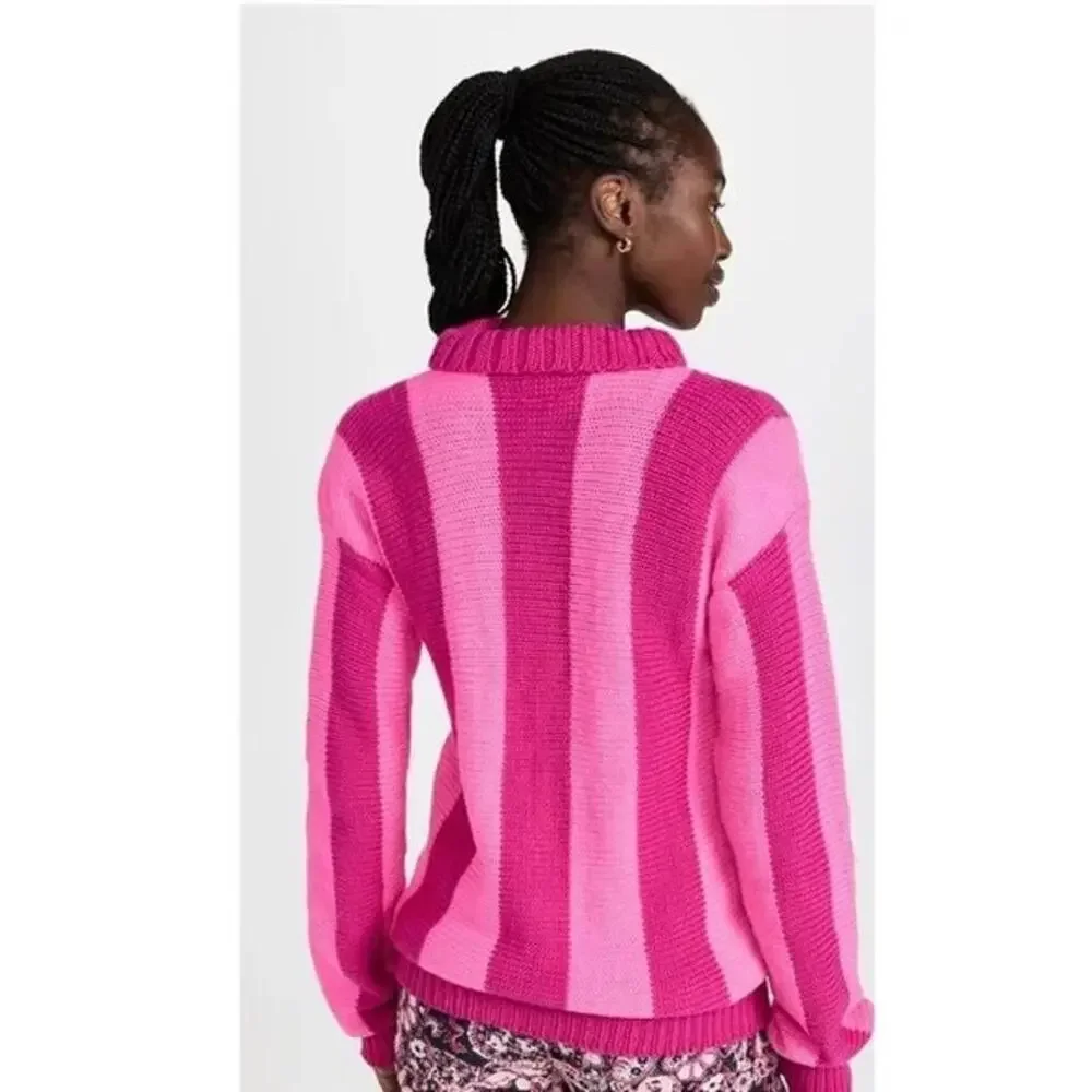 Tach Clothing Linnette Knit Sweater - Fuchsia/Pink - Small